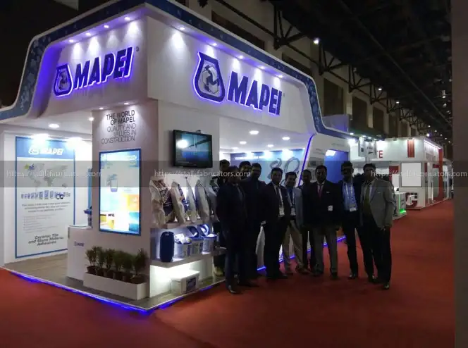 Exhibition Stall for Mapei Construction Products India Pvt. Ltd.