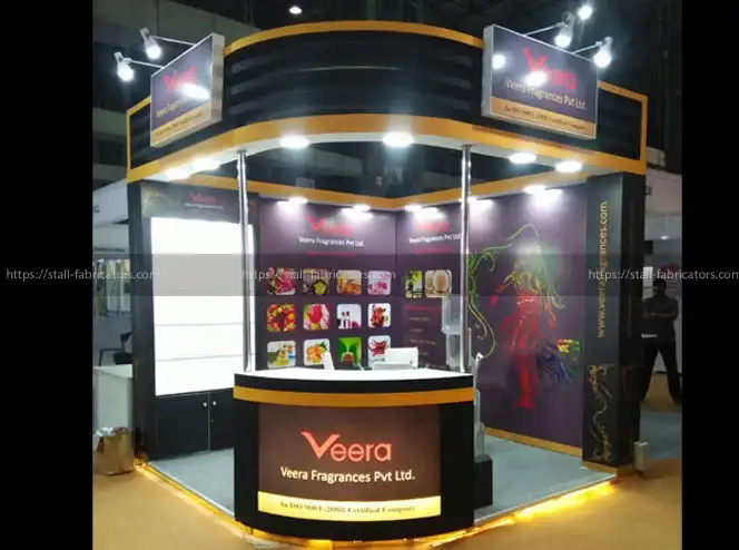 Exhibition Stall for Veera Fragrances Pvt. Ltd