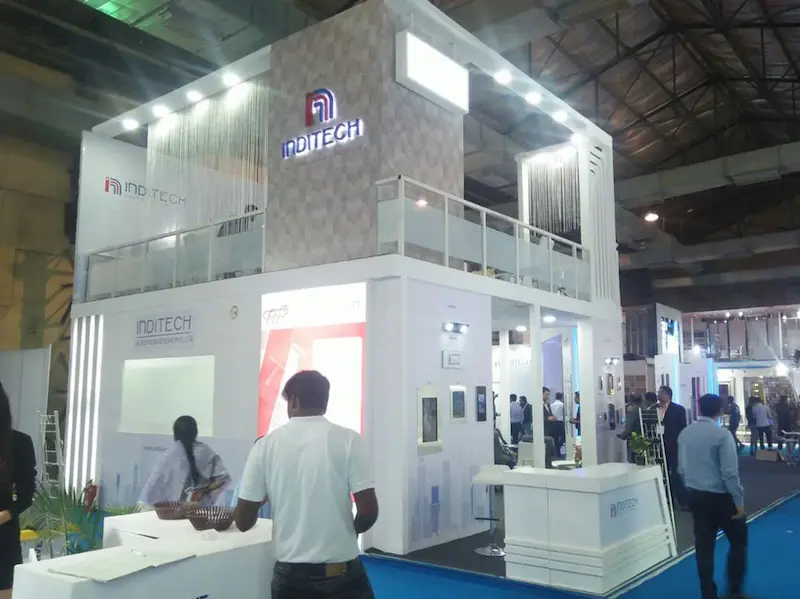 Inditech exhibition stall design