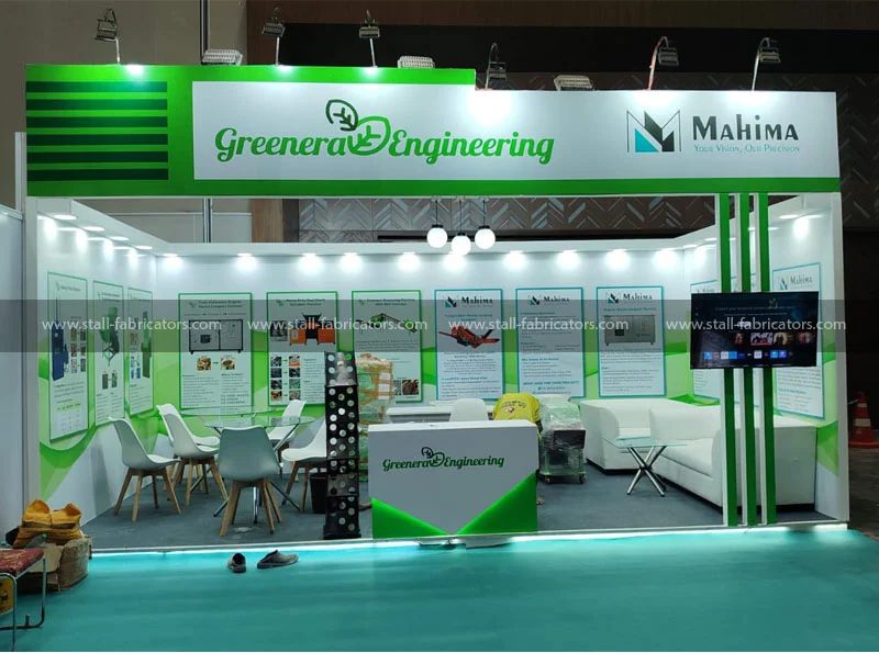 Greenera Engineering exhibition stall at Eco Sustain Expo – designed & fabricated by Stall Fabricators