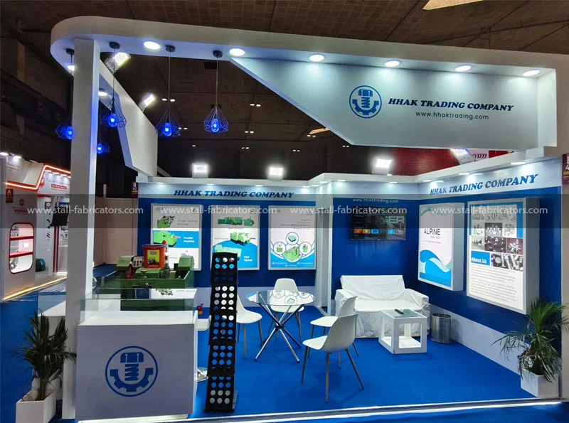 HHAK Trading Company exhibition stall at Engineering Technology Expo – designed & fabricated by Stall Fabricators